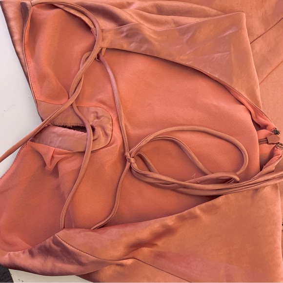 REVOLVE Camila Coelho Arnoldo Midi Dress in Rust Size S - Picture 6 of 8